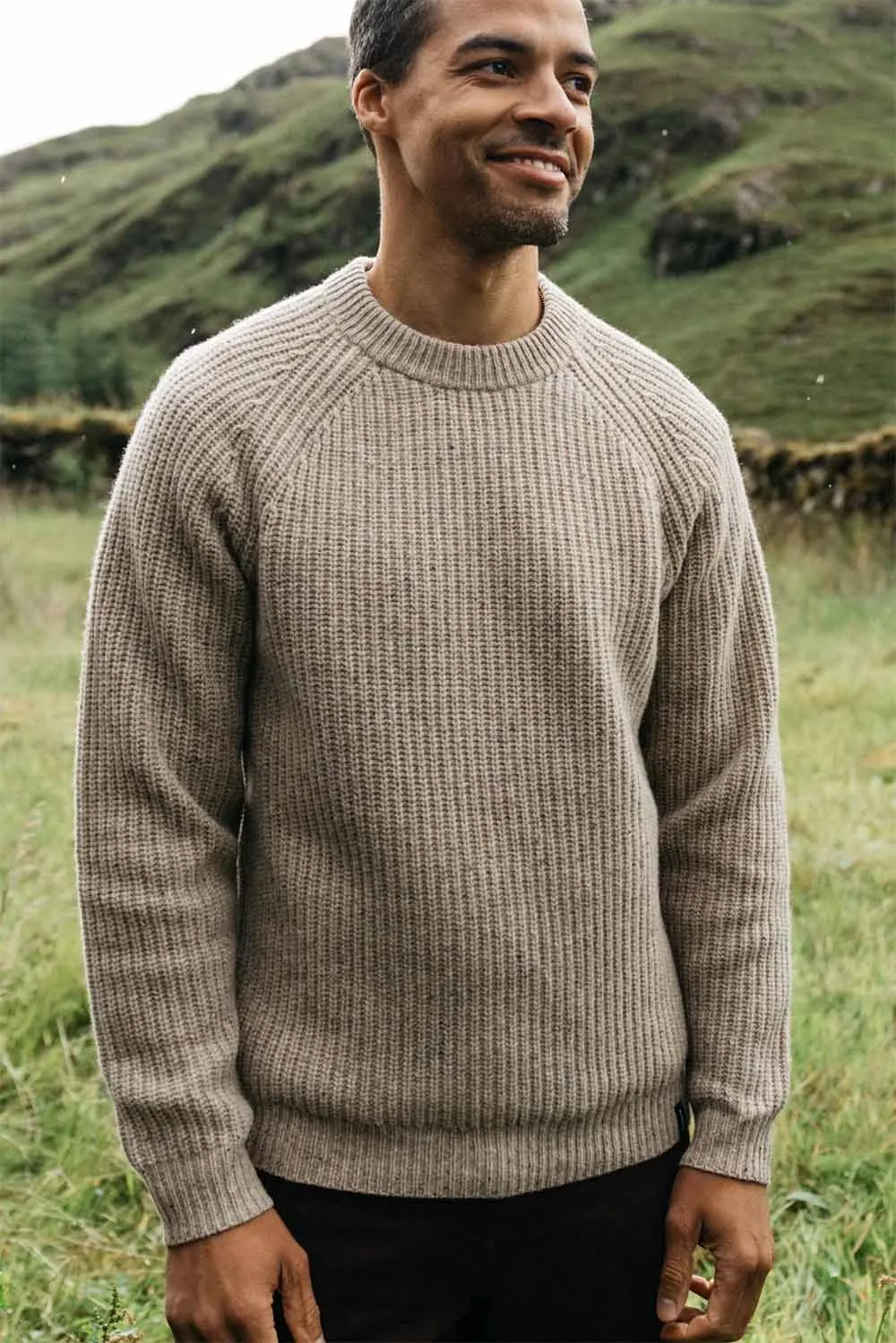 MORA JUMPER Oatmeal sold by REVOLVR Menswear product image thumbnail 2
