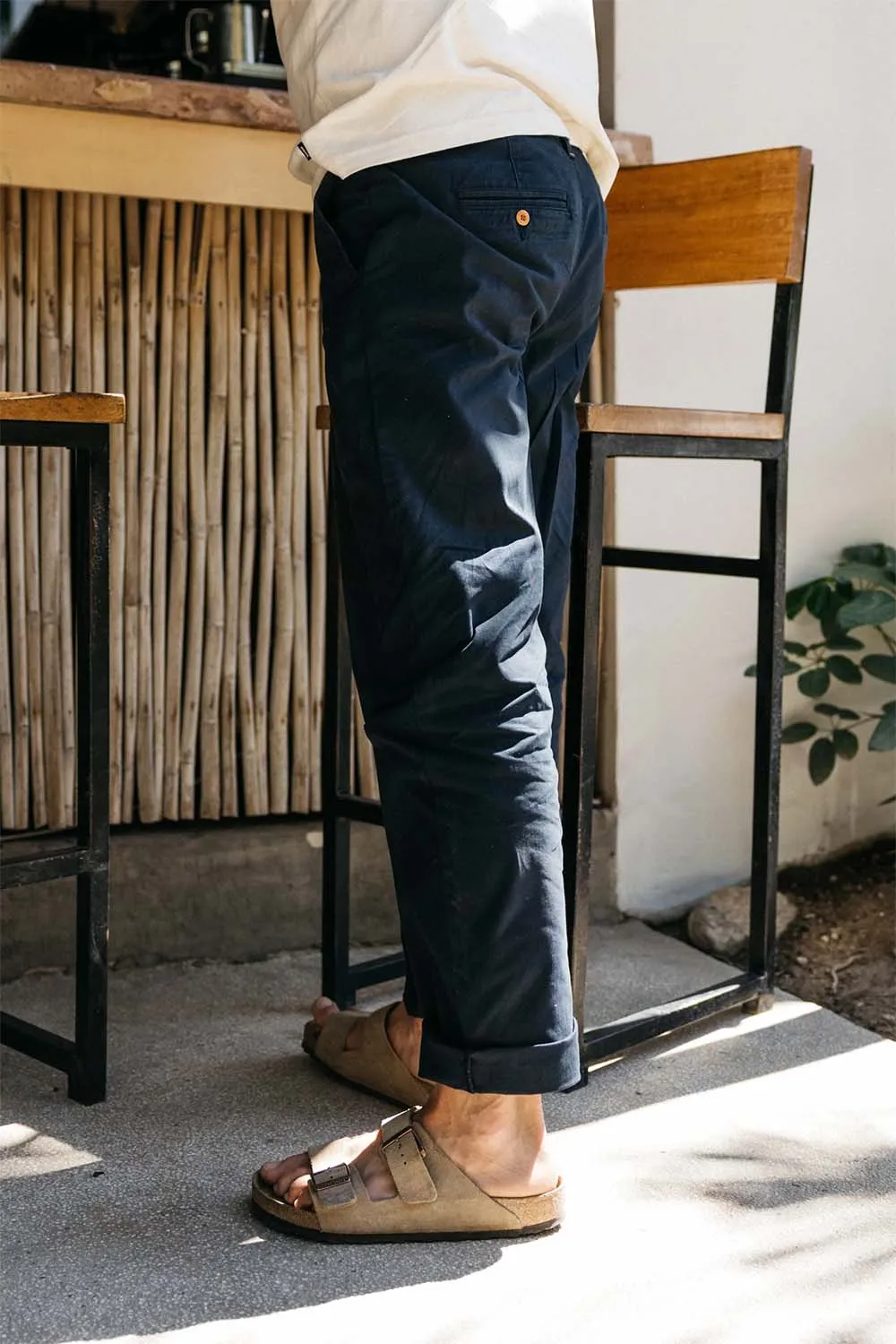 RINCON STRAIGHT FIT CHINO Navy sold by REVOLVR Menswear product image thumbnail 4
