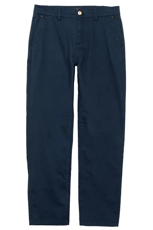 RINCON STRAIGHT FIT CHINO Navy sold by REVOLVR Menswear