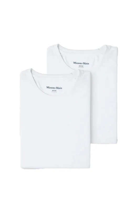 2 PACK UNDERSHIRT White sold by REVOLVR Menswear