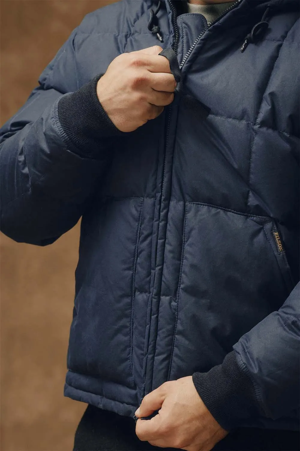 WAXED DOWN JACKET Night Sky sold by REVOLVR Menswear product image thumbnail 5