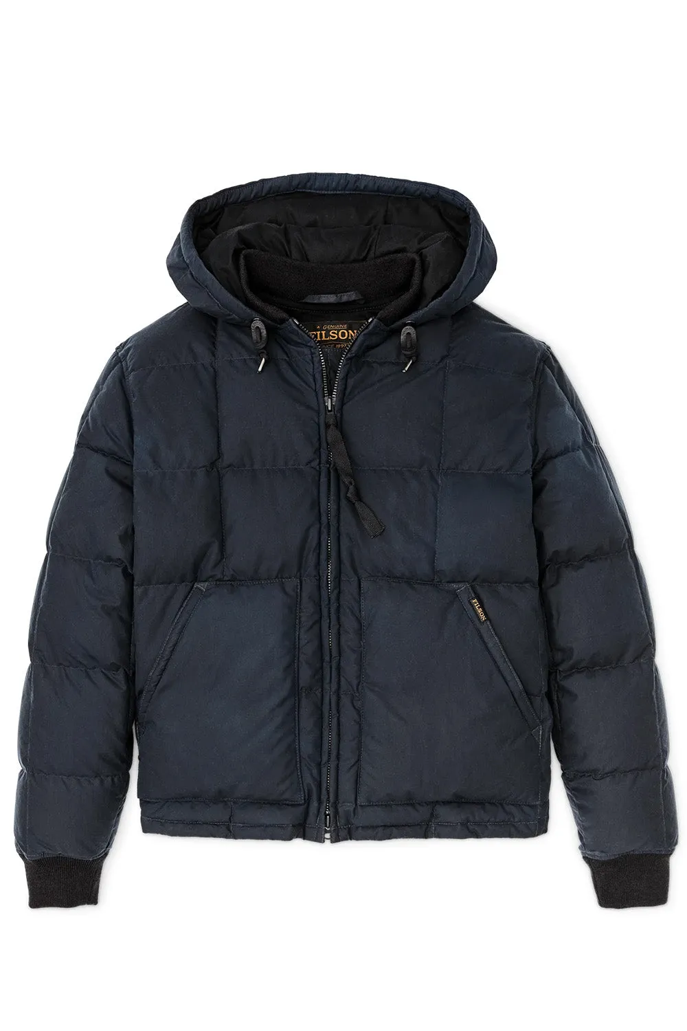 WAXED DOWN JACKET Night Sky sold by REVOLVR Menswear