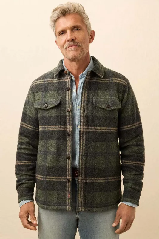 RANGE FLEECE LINED CPO Forest Point Plaid sold by REVOLVR Menswear
