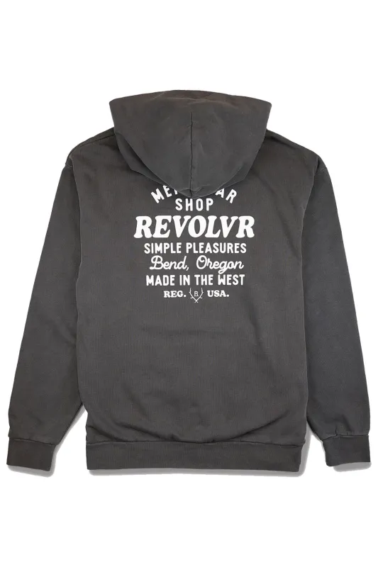 BEND SHOP HOODY Vintage Black sold by REVOLVR Menswear