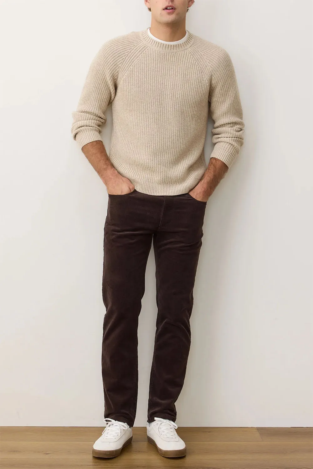 INVERNESS CREW SWEATER Oatmeal sold by REVOLVR Menswear product image thumbnail 4