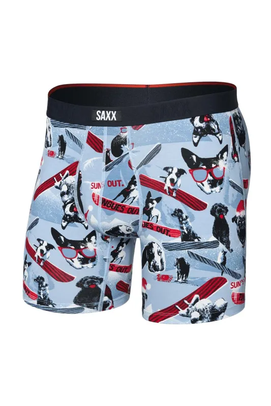 VIBE XTRA SOFT BOXER BRIEF W/FLY Winter Dogs of Saxx sold by REVOLVR Menswear
