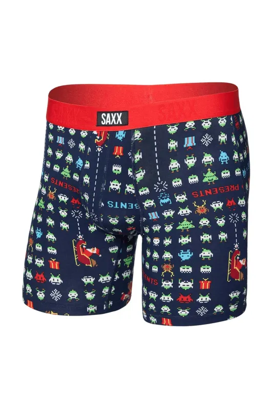 VIBE XTRA SOFT BOXER BRIEF W/FLY Sleigh Invaders sold by REVOLVR Menswear