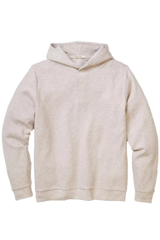 WAFFLE HOODIE Oatmeal sold by REVOLVR Menswear