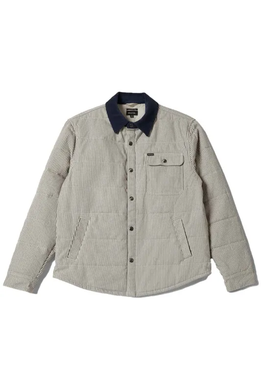 CASS JACKET Whitecap/Mood Indigo Hickory Stripe sold by REVOLVR Menswear