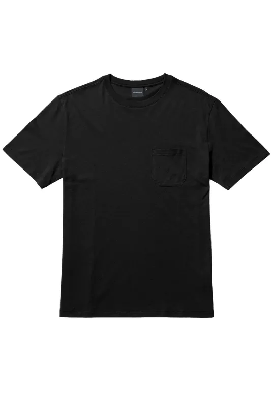 PIMA POCKET TEE Black sold by REVOLVR Menswear