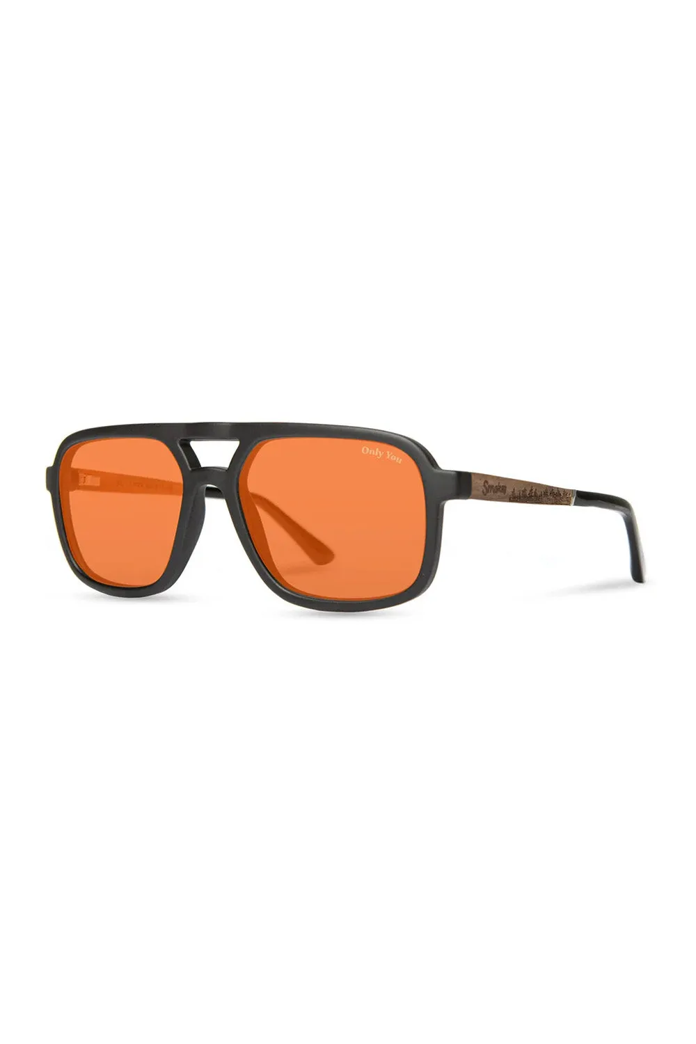 GLACIER - MATTE BLACK/SMOKEY BEAR/AMBER POLAR sold by REVOLVR Menswear