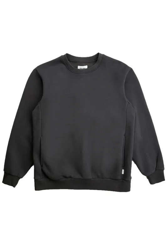 CLASSIC FLEECE CREW Vintage Black sold by REVOLVR Menswear