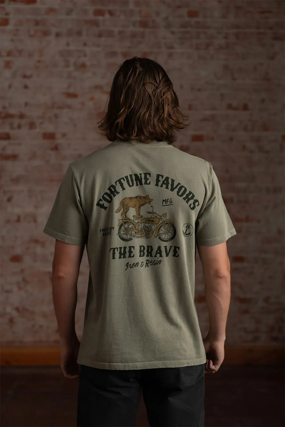 FORTUNE FOR THE BOLD PKT TEE Green sold by REVOLVR Menswear product image thumbnail 3