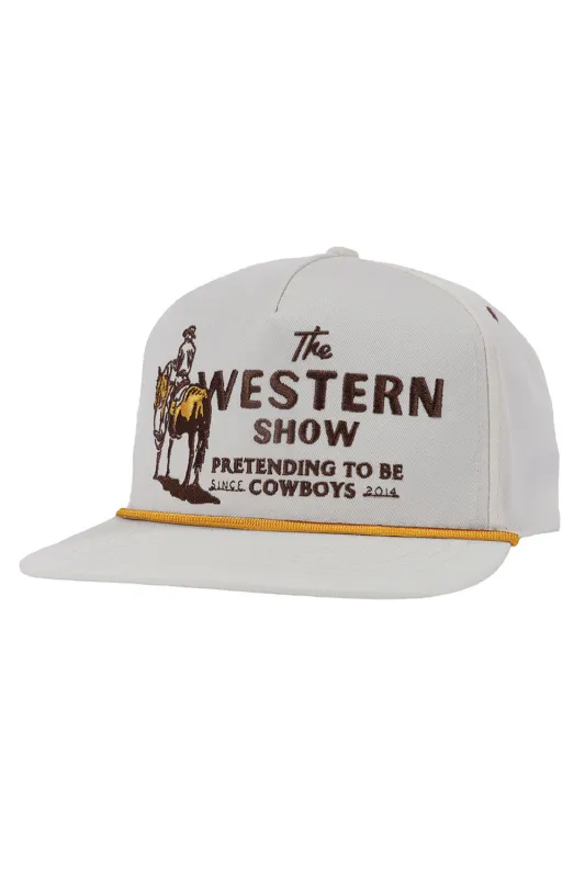 WESTERN SHOW HAT White sold by REVOLVR Menswear