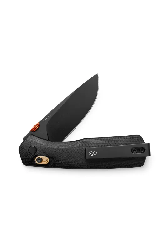 THE CARTER KNIFE Black/Fire sold by REVOLVR Menswear