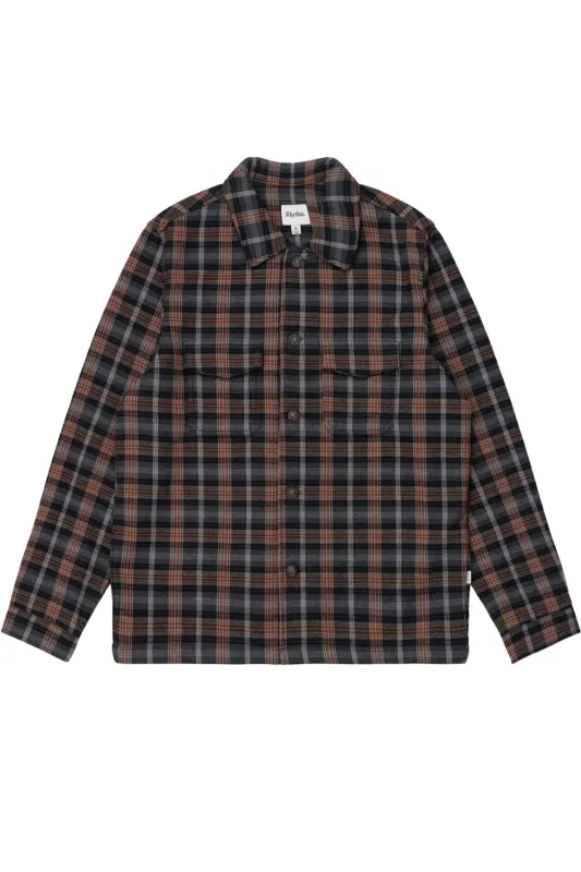 POLAR BOND LS FLANNEL Charcoal made by Rhythm.