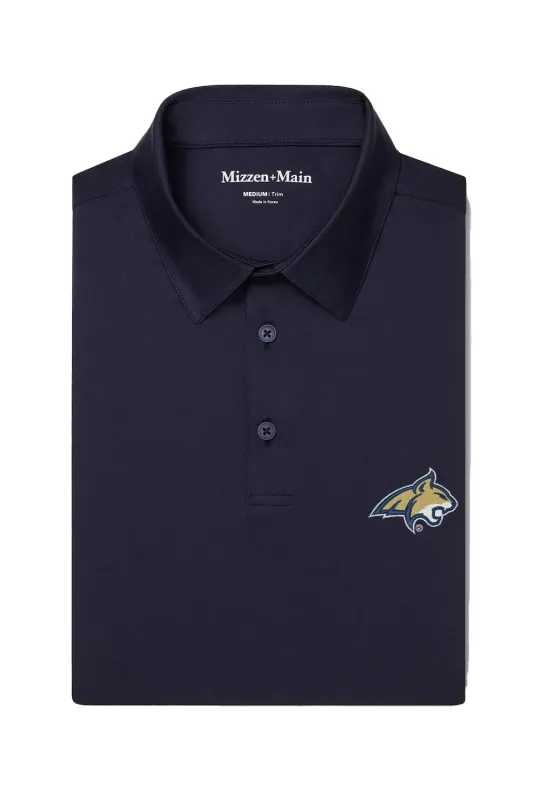 MONTANA STATE BOBCATS VERSA SS POLO Navy sold by REVOLVR Menswear