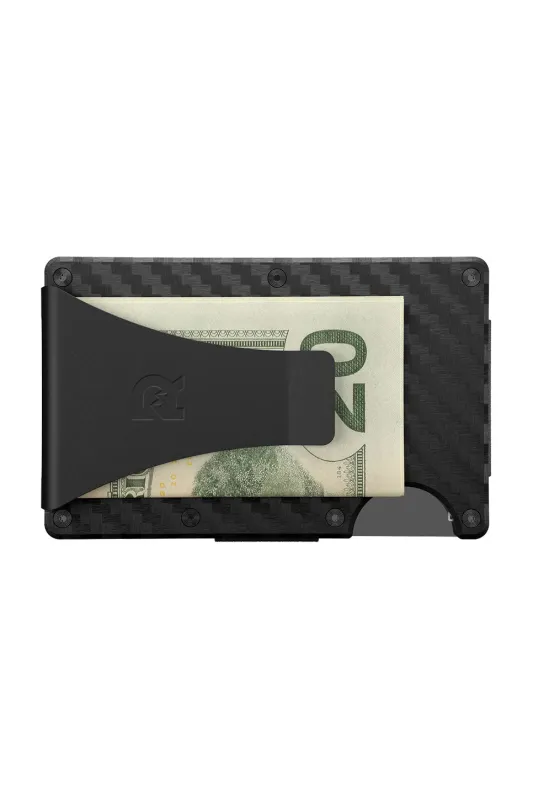 RIDGE WALLET - CARBON FIBER - MONEY CLIP sold by REVOLVR Menswear