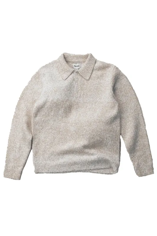 KINETIC COLLARED KNIT Tobacco sold by REVOLVR Menswear