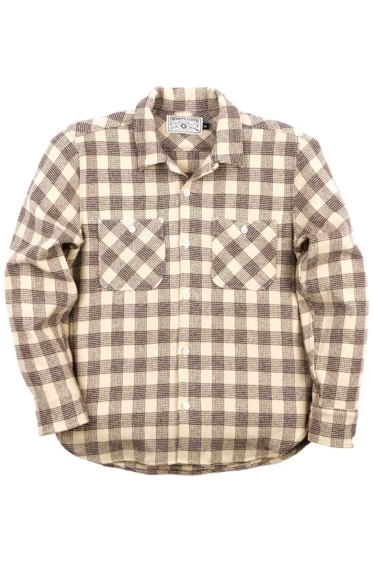 DAYTON LS Tumbleweed Plaid sold by REVOLVR Menswear