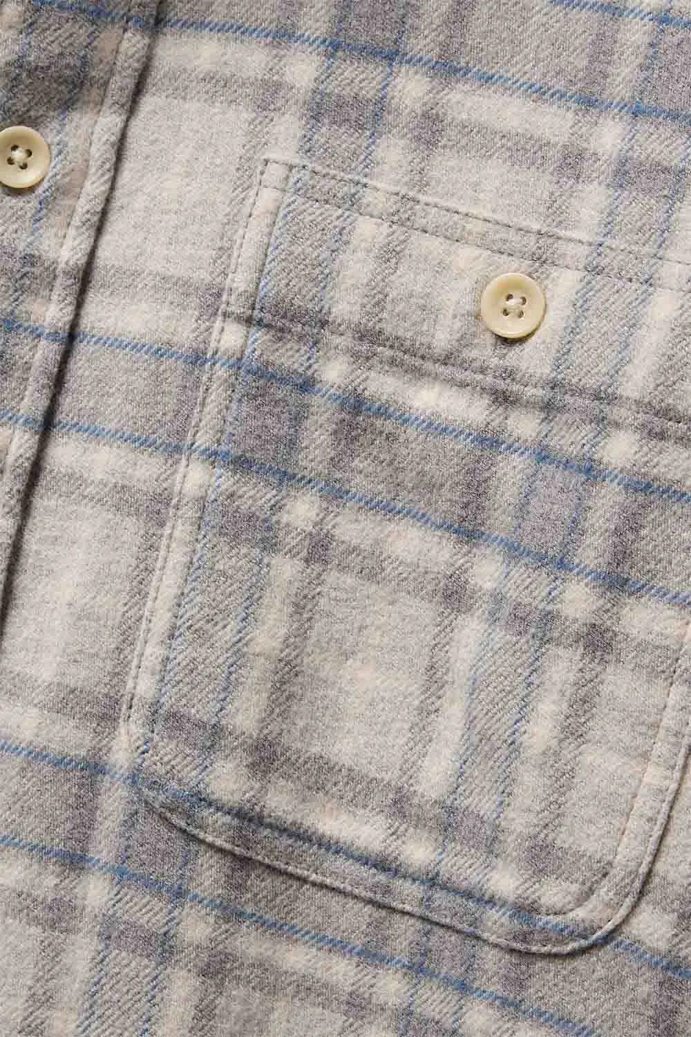 SUPER BRUSHED FLANNEL Grey Falls Plaid sold by REVOLVR Menswear product image thumbnail 2