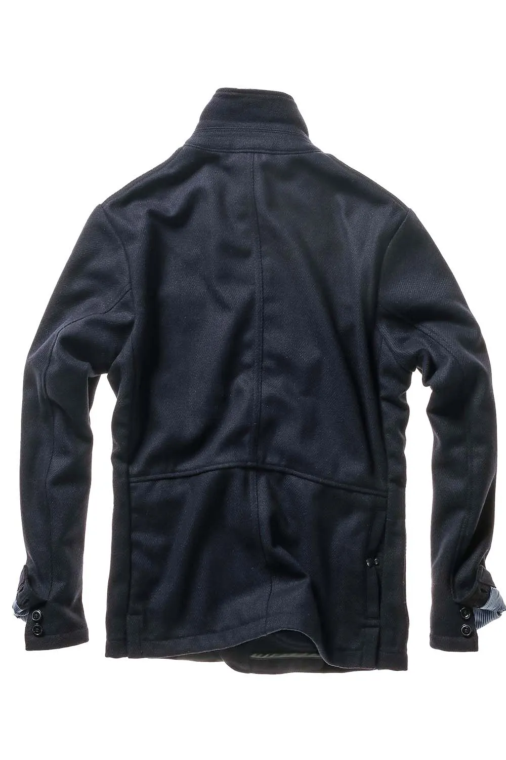 HERITAGE TRAP BLAZER Dk Navy Whipcord sold by REVOLVR Menswear product image thumbnail 3