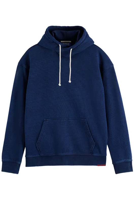 WORKED OUT TWISTED HOODIE Indigo made by Scotch & Soda
