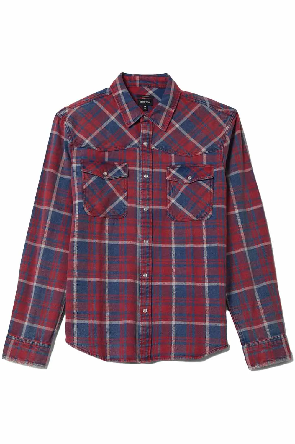WAYLON LW OVERSHIRT Denim Plaid sold by REVOLVR Menswear