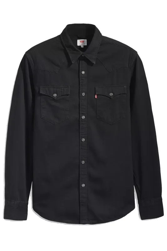 BARSTOW WESTERN SHIRT Marble Black made by Levi's