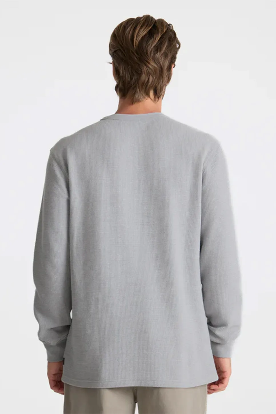 WELL WORN THERMAL Heather Grey sold by REVOLVR Menswear product image thumbnail 4