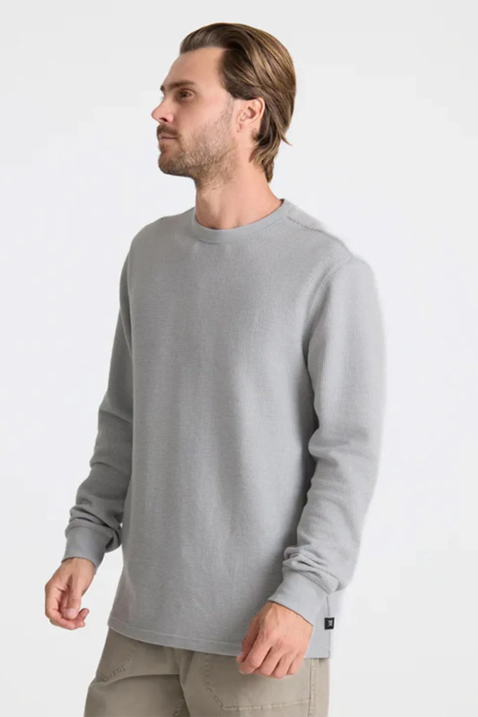 WELL WORN THERMAL Heather Grey sold by REVOLVR Menswear product image thumbnail 3