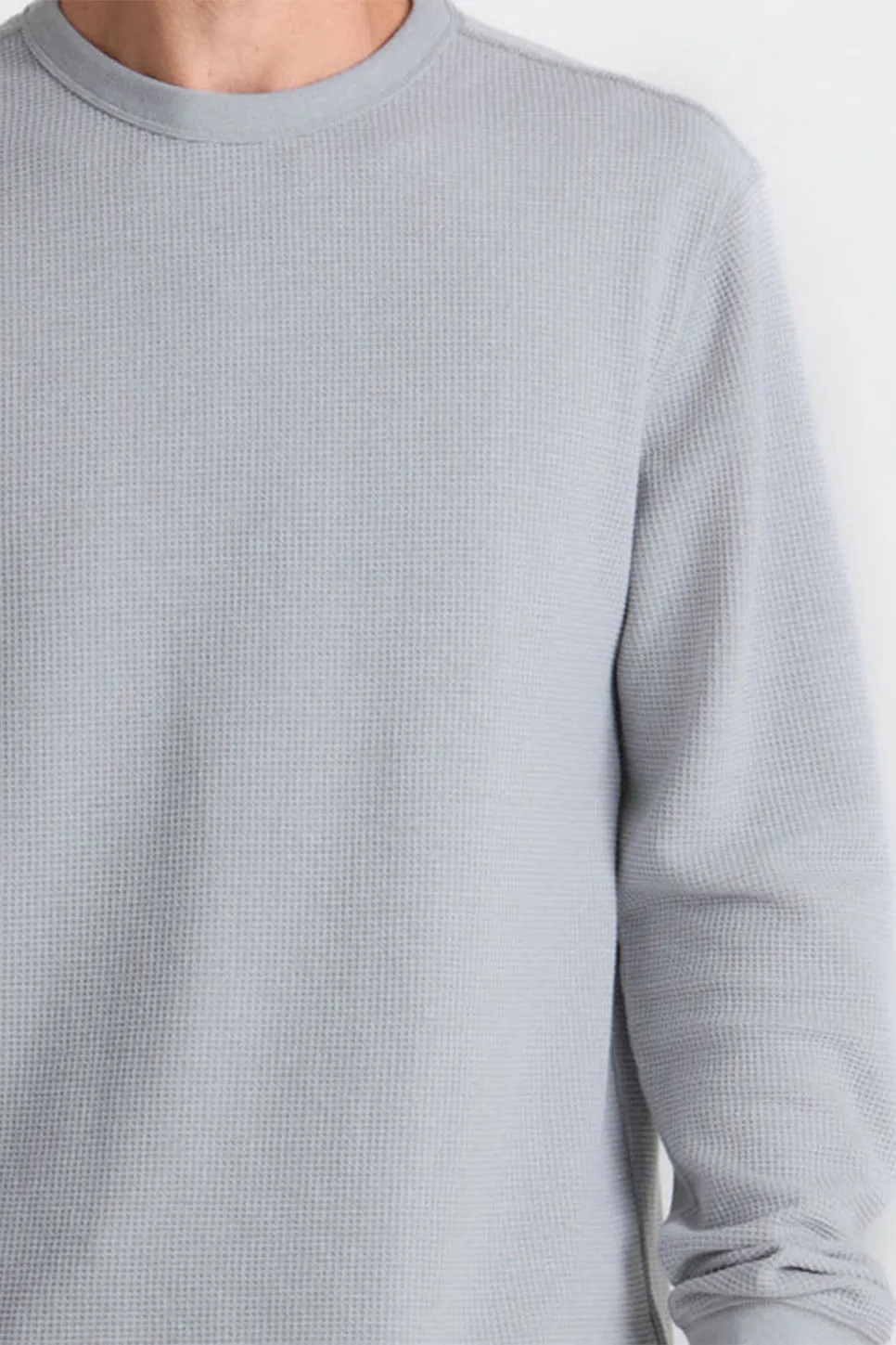 WELL WORN THERMAL Heather Grey sold by REVOLVR Menswear product image thumbnail 5
