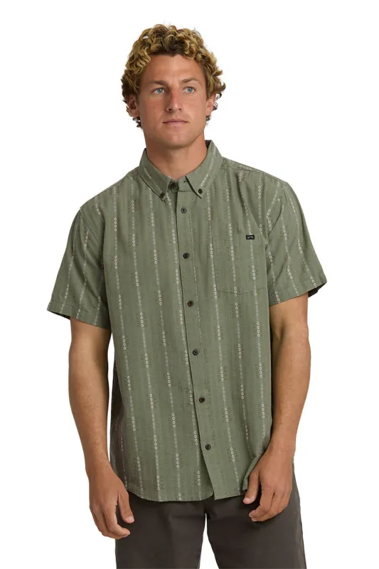 ALL DAY JACQUARD SS Granite Green made by Billabong