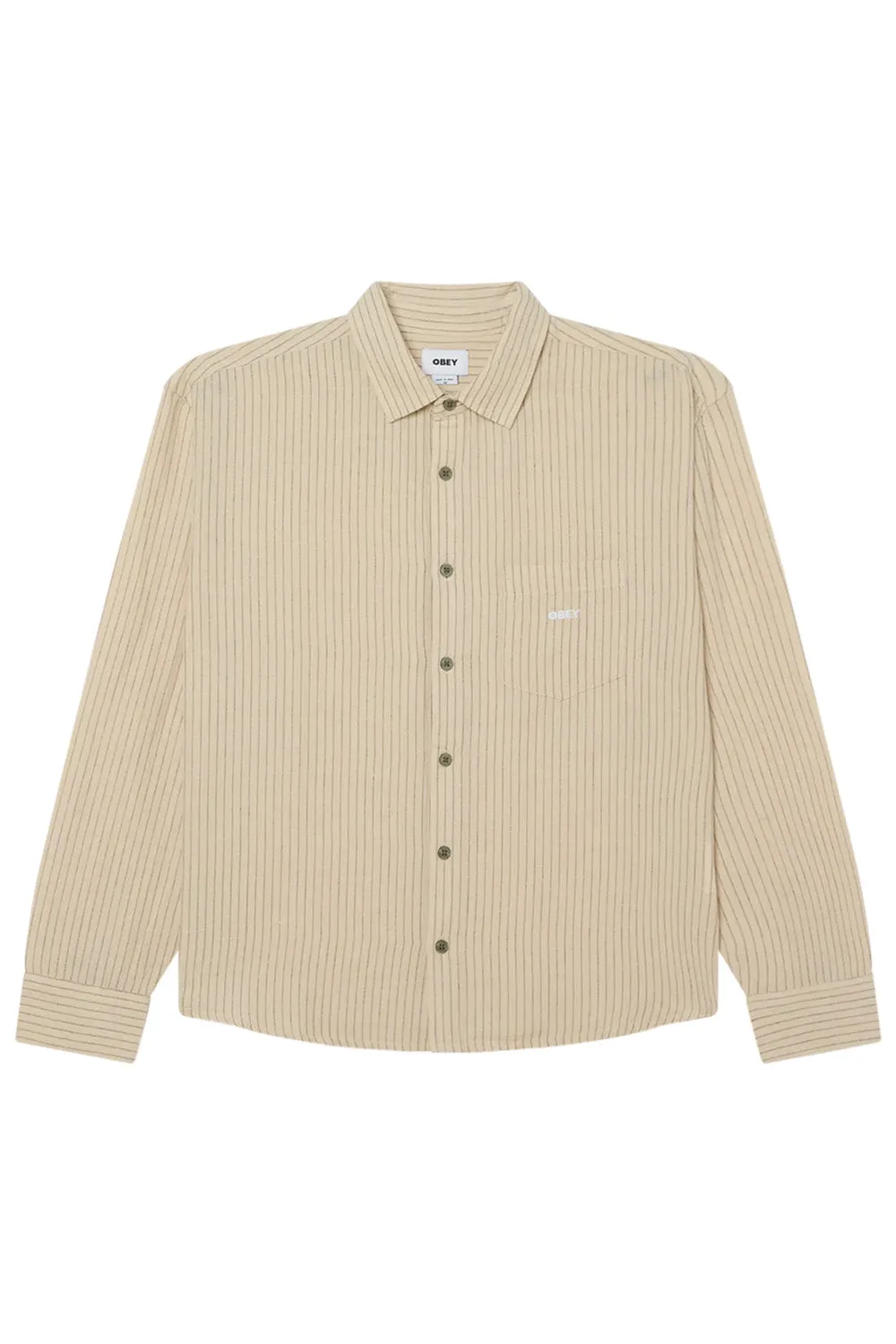 NELSON WOVEN Silver Grey Multi sold by REVOLVR Menswear