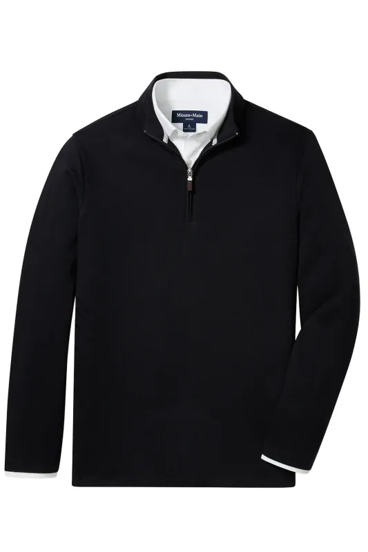 KPI QUARTER ZIP Black sold by REVOLVR Menswear