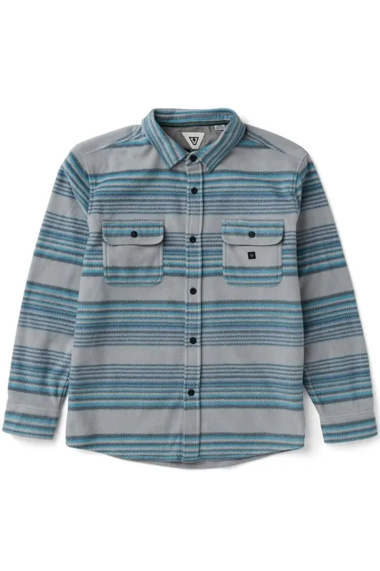 ECO-ZY LS POLAR FLANNEL Storm Grey sold by REVOLVR Menswear