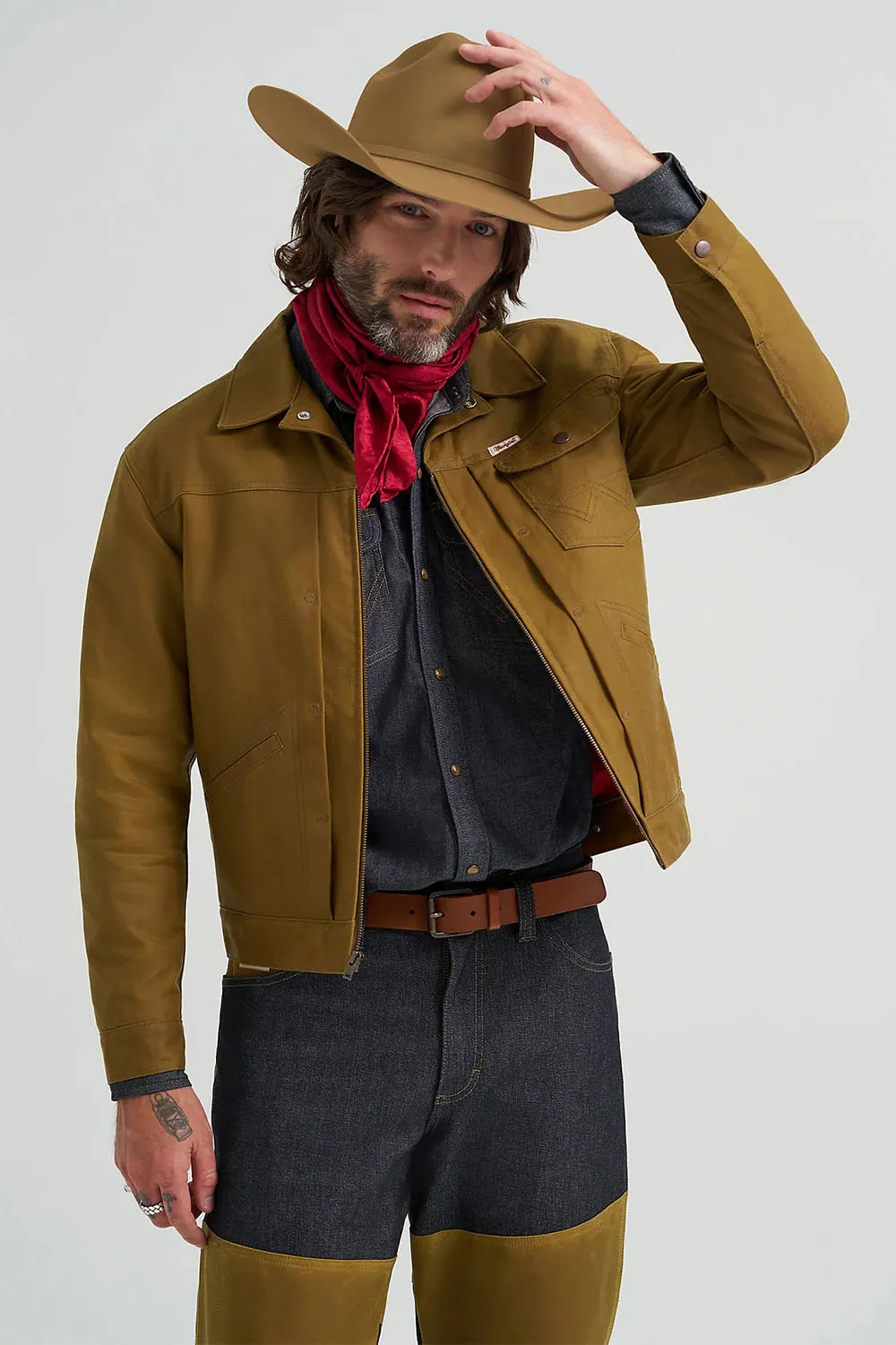 WRANGLER X FILSON ADVENTURE JACKET Tan sold by REVOLVR Menswear product image thumbnail 2
