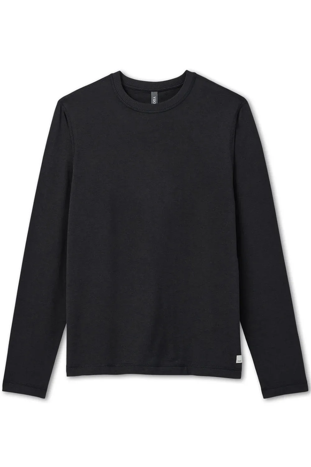 PONTO PERFORMANCE LS TEE Black Heather sold by REVOLVR Menswear