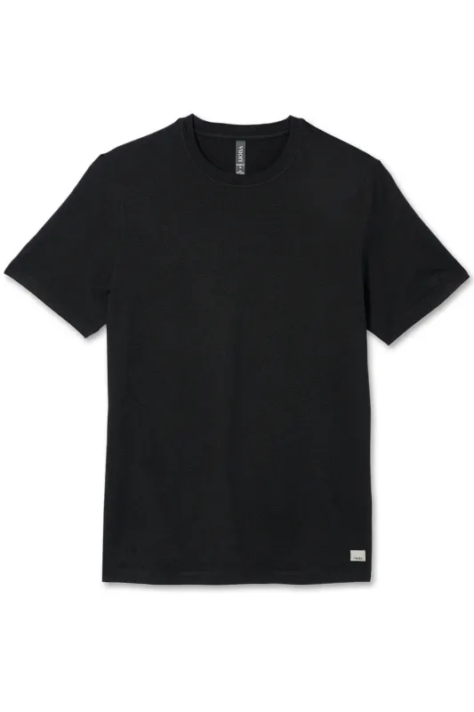 PONTO PERFORMANCE TEE Black Heather sold by REVOLVR Menswear