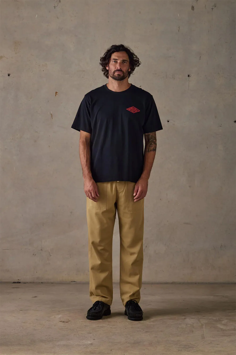 DIAMOND TEE Black sold by REVOLVR Menswear product image thumbnail 3