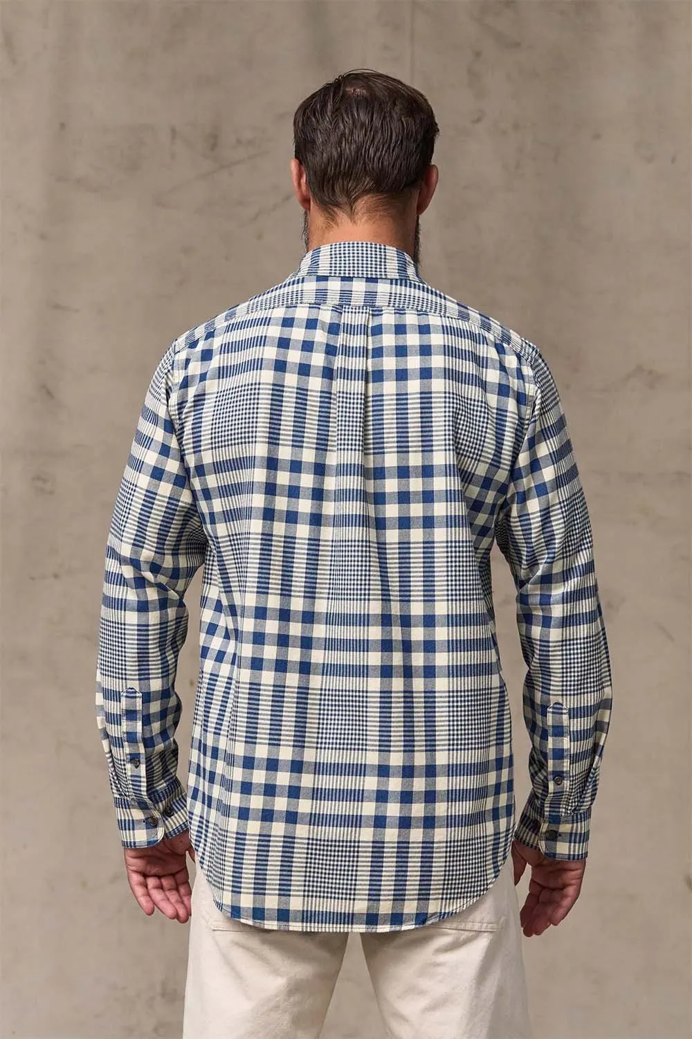 LW ALASKAN GUIDE SHIRT Indigo Multi Plaid sold by REVOLVR Menswear product image thumbnail 4