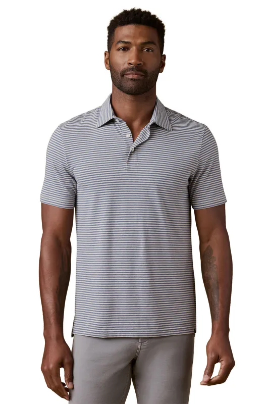 SS MOVEMENT POLO Pebble Beach Stripe made by REVOLVR Menswear