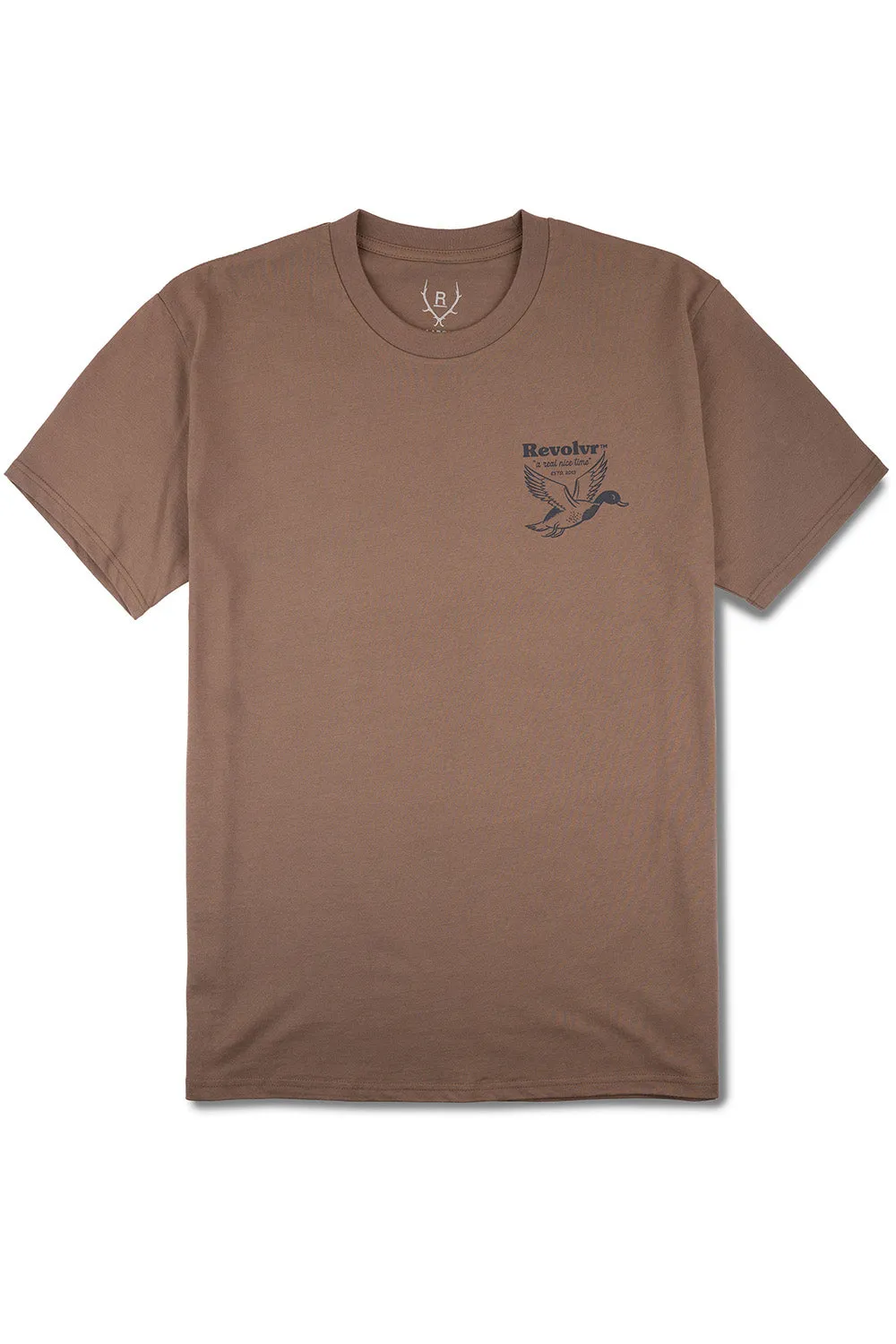 REAL NICE TIME TEE Walnut sold by REVOLVR Menswear product image thumbnail 2