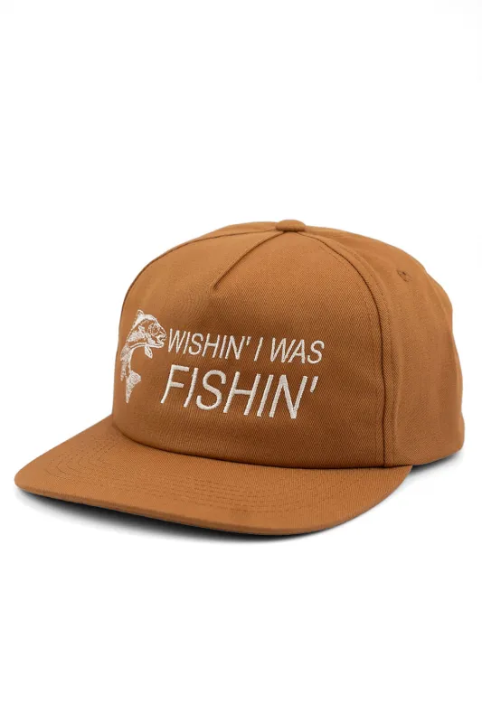 WISHIN I WAS FISHIN Copper made by REVOLVR Menswear