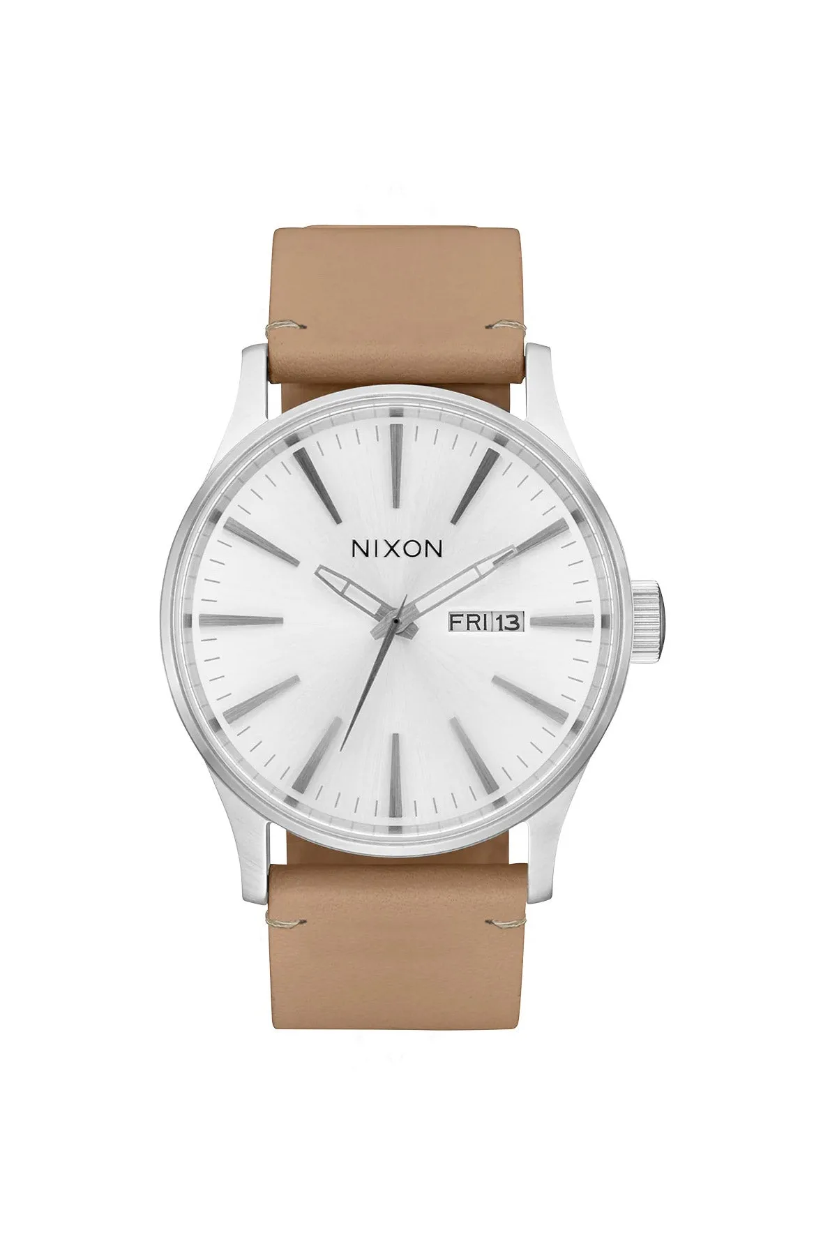 SENTRY LEATHER - ALL SILVER/TAN sold by REVOLVR Menswear