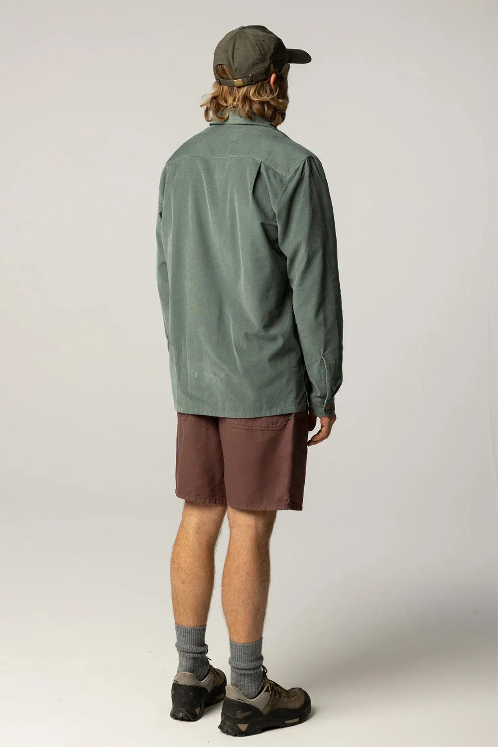 SUNSET PINCORD SHIRT Deep Sea sold by REVOLVR Menswear product image thumbnail 4