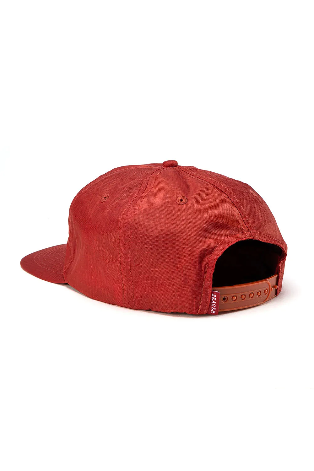 RAMBLIN MAN RIPSTOP NYLON SNAPBACK Brick Red sold by REVOLVR Menswear product image thumbnail 3