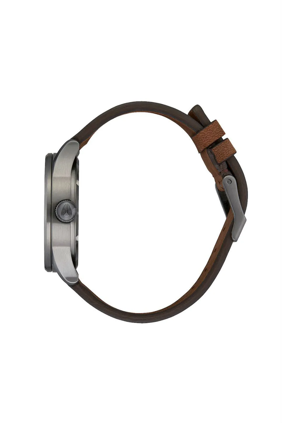 SENTRY LEATHER WATCH - GUNMETAL/INDIGO/BROWN sold by REVOLVR Menswear product image thumbnail 2