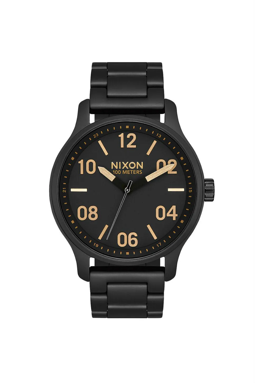 PATROL WATCH - MATTE BLACK/GOLD sold by REVOLVR Menswear