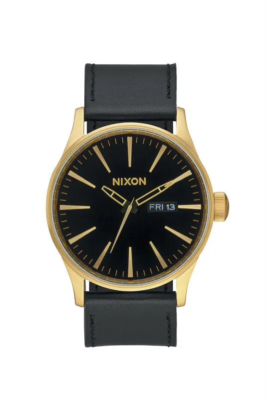 SENTRY LEATHER - GOLD/BLACK sold by REVOLVR Menswear